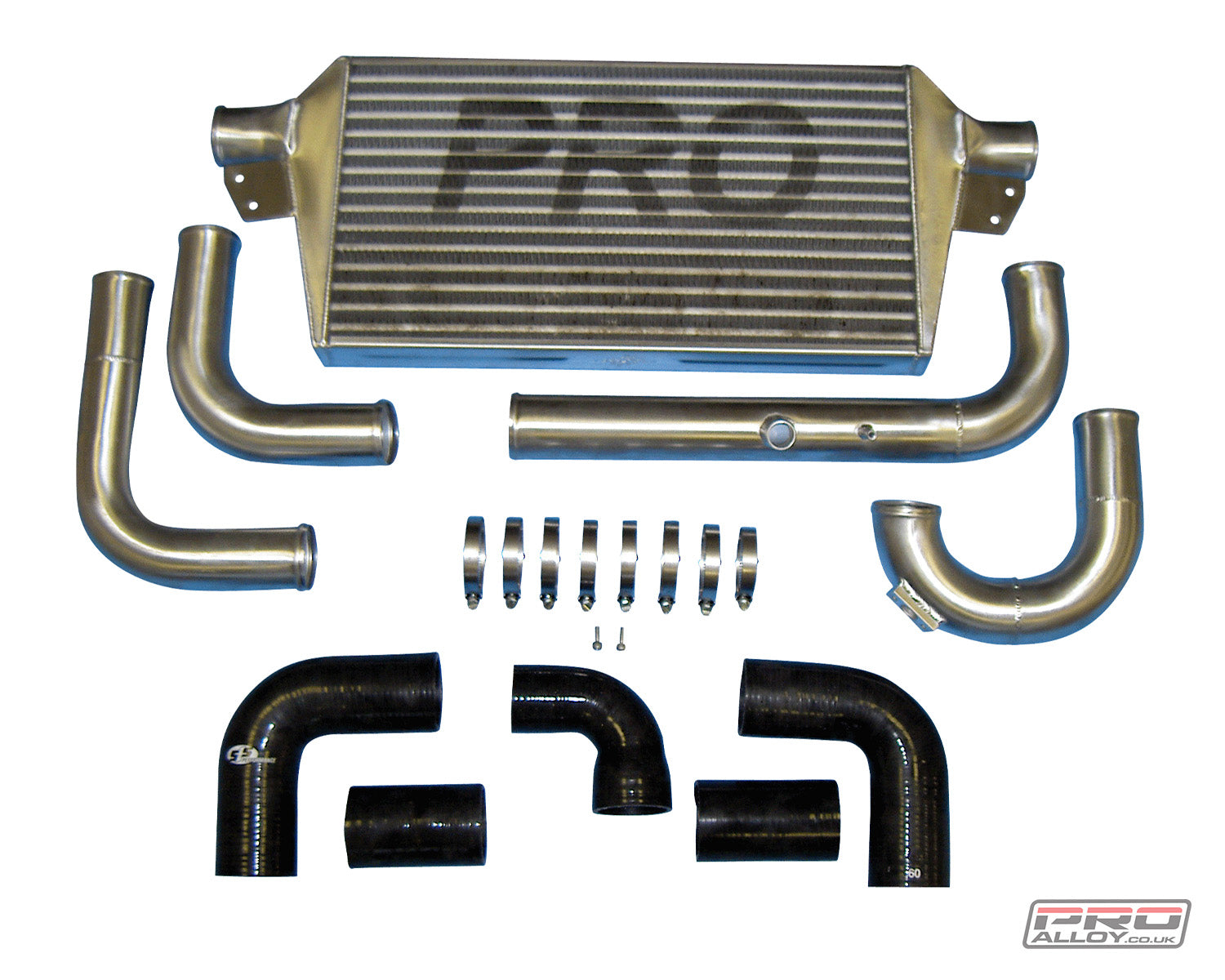 Audi A3 8L Intercooler Kit Intercooler Satin Silver Without Logo  - Pro Alloy