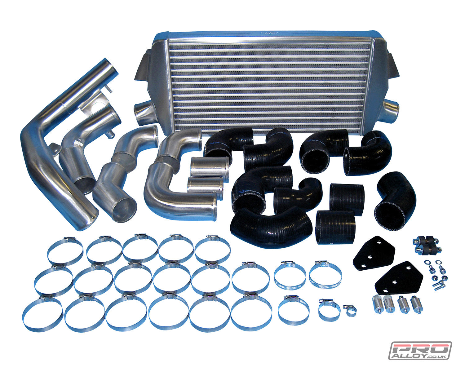 Audi TT 8N Mk1 Intercooler Kit 400bhp+ Intercooler Satin Silver Without Logo  - Pro Alloy