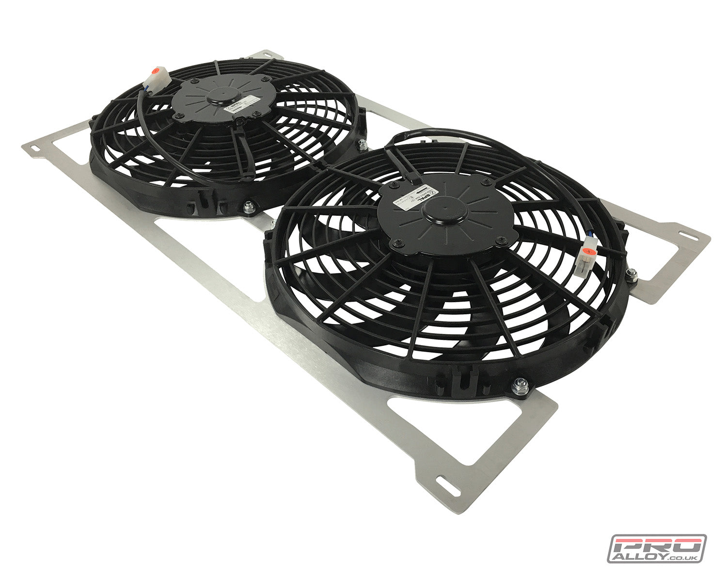 Cosworth High Performance Twin SPAL Fan Kit Fan Kit Satin Silver   - Pro Alloy