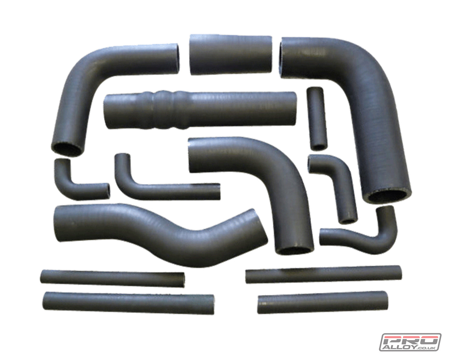 Jaguar E Type S1 3.8 FHC Coolant Hose Kit Silicone Hoses    - Pro Alloy