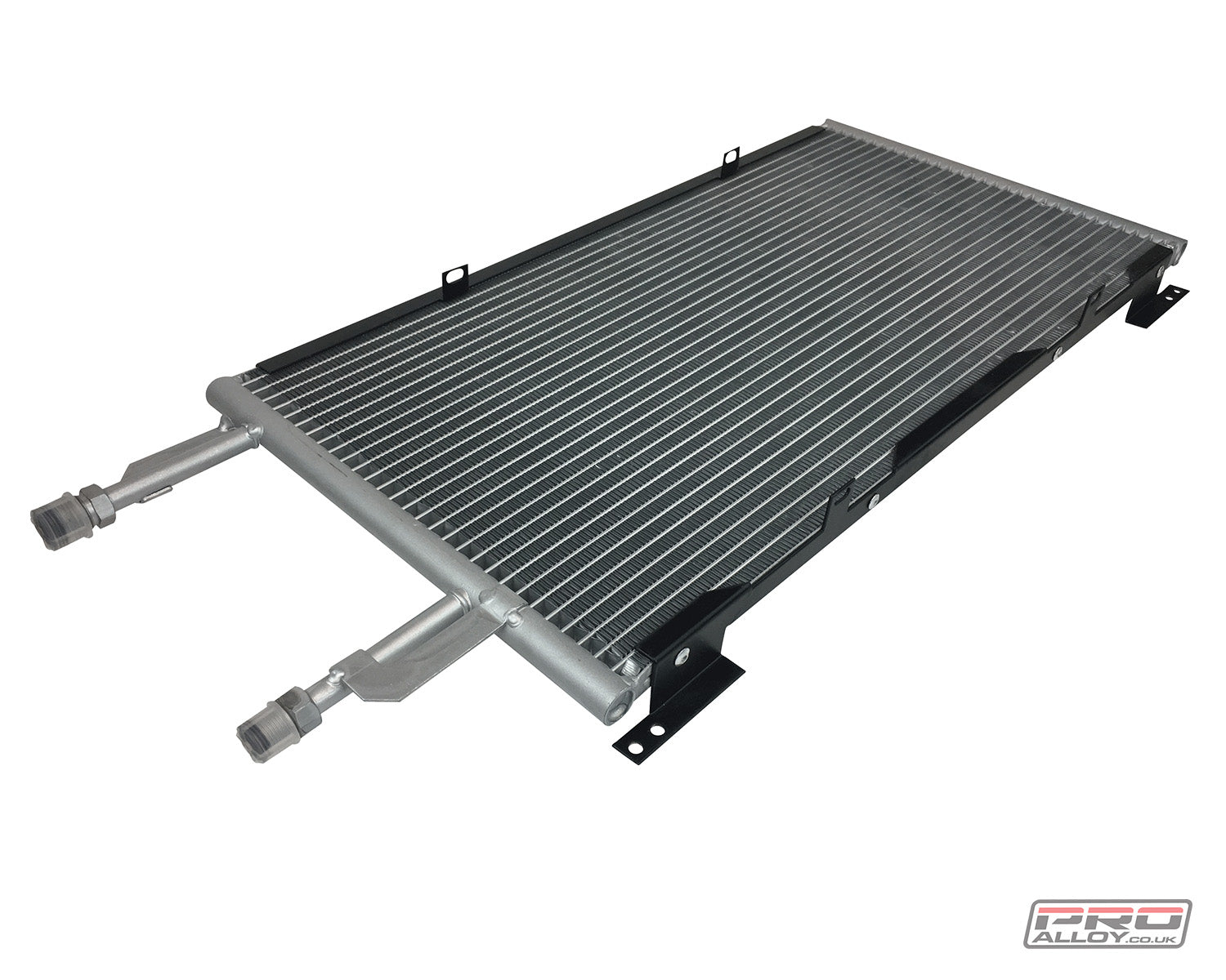 Europa A/C Condenser Radiator Satin Silver   - Pro Alloy