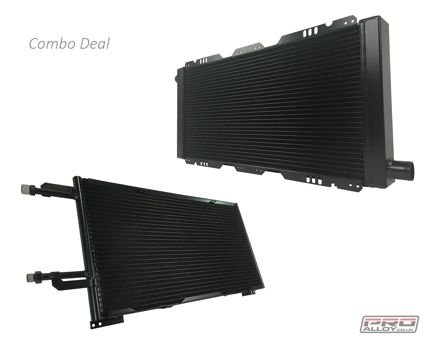 Elise / Exige S2 Radiator + A/C Condenser - DEAL Radiator    - Pro Alloy