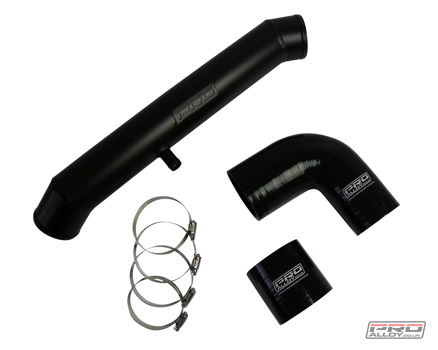 VX220 Intake Pipe Kit Pipework Satin Black Black  - Pro Alloy